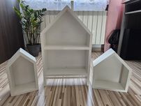 Półki domki MDF lakierowane