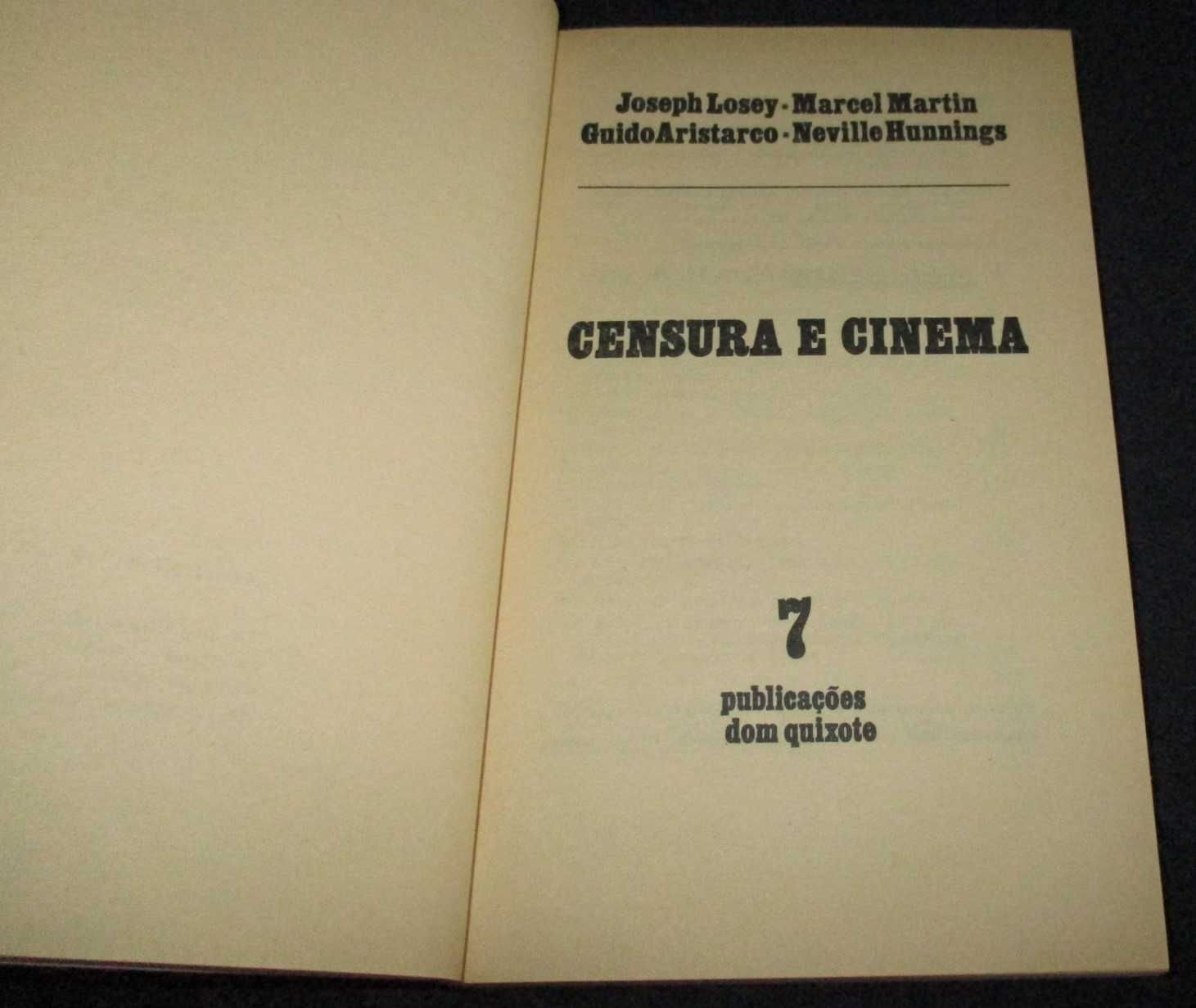 Livro Censura e Cinema Cadernos de Cinema nº 7