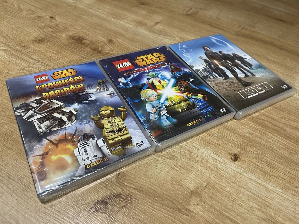 Lego Star Wars - opowieści droidów, kroniki yody, łotr 1 - dvd