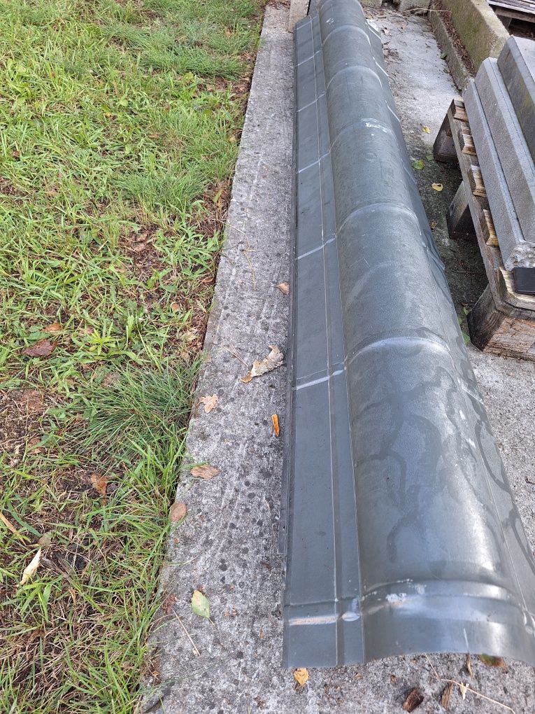 Gąsior kalenica kolor grafit 8 sztuk długość  1980 mm
