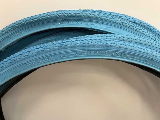 2 x opona rowerowa Deli Tire 28" 700x35c niebieska 2szt.