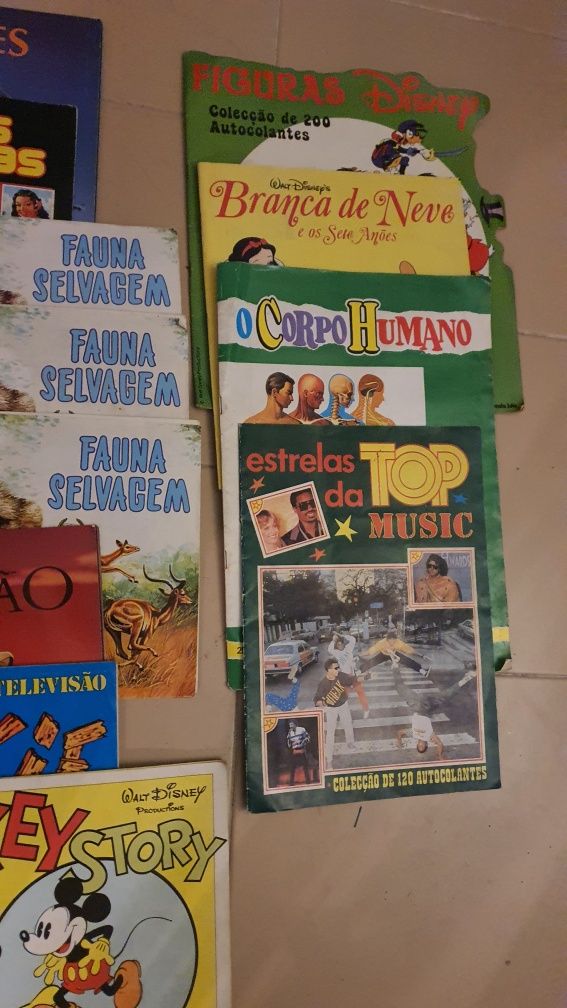 Cadernetas cromos