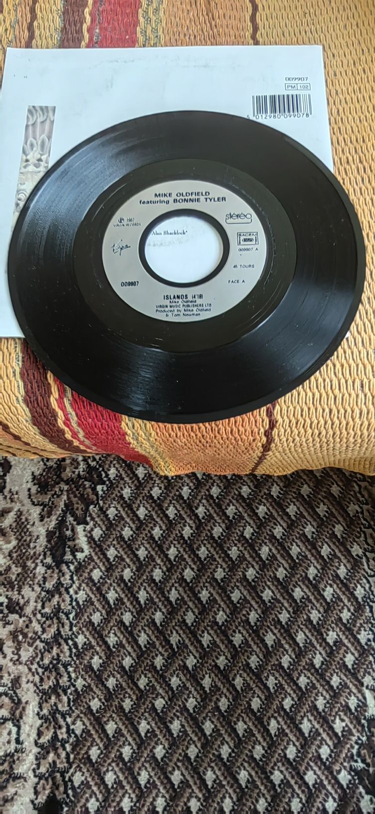Mike Oldfield - Islands, 7"singiel winylowy