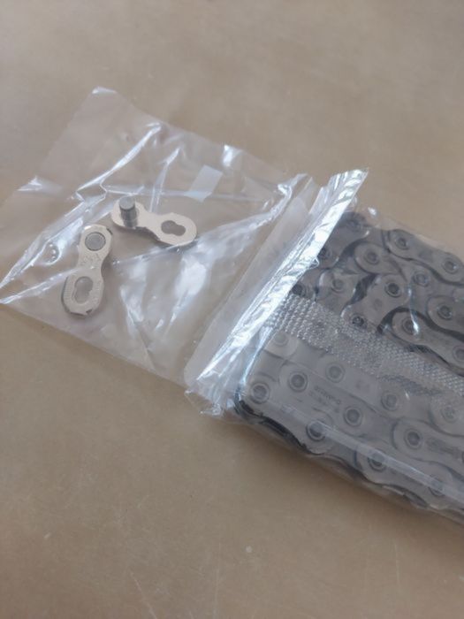 Łańcuch rowerowy Shimano napęd 12 przełożeń z szybkozłączką spinką