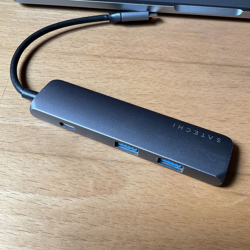 Adaptador Satechi de Alumínio Tipo-C Multiport 4K