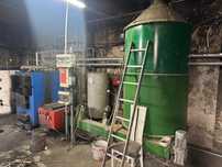 Piec kocioł przemysłowy na biomasę, trociny, pelet i inne 100KW
