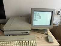Atari Mega ST2 z Megafile 20 monitorem klawiaturą i myszką
