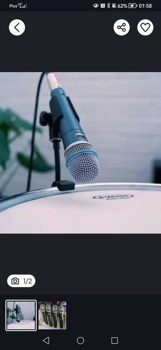 Beta 57A klon nowy mikrofon