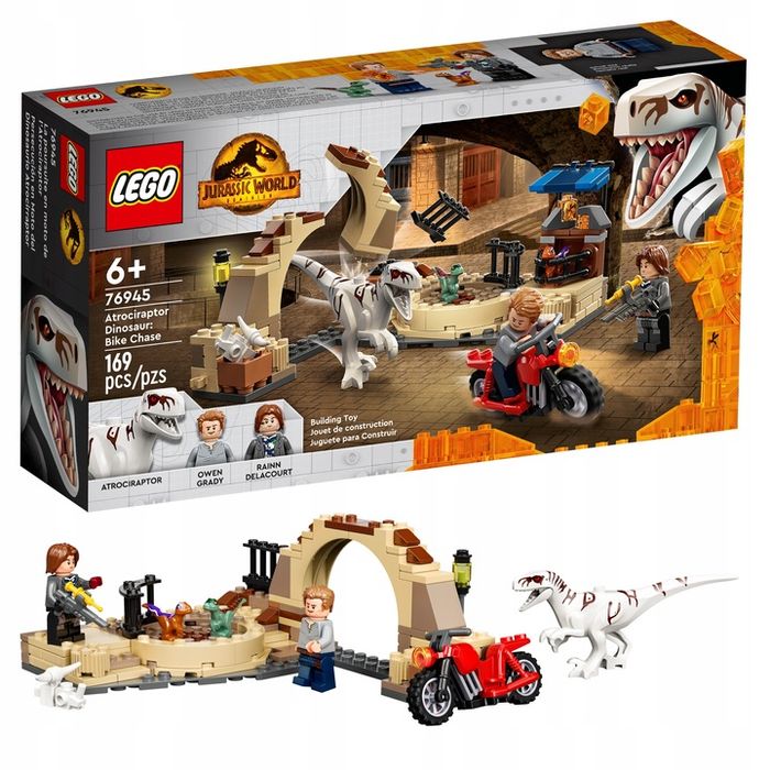Lego Dinozaury Jurassic World - Atrociraptor: Pościg Na Motocyklu (769