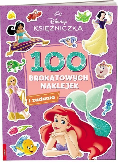 Disney Księżniczka. 100 Brokatowych Naklejek 41255B04840Ks