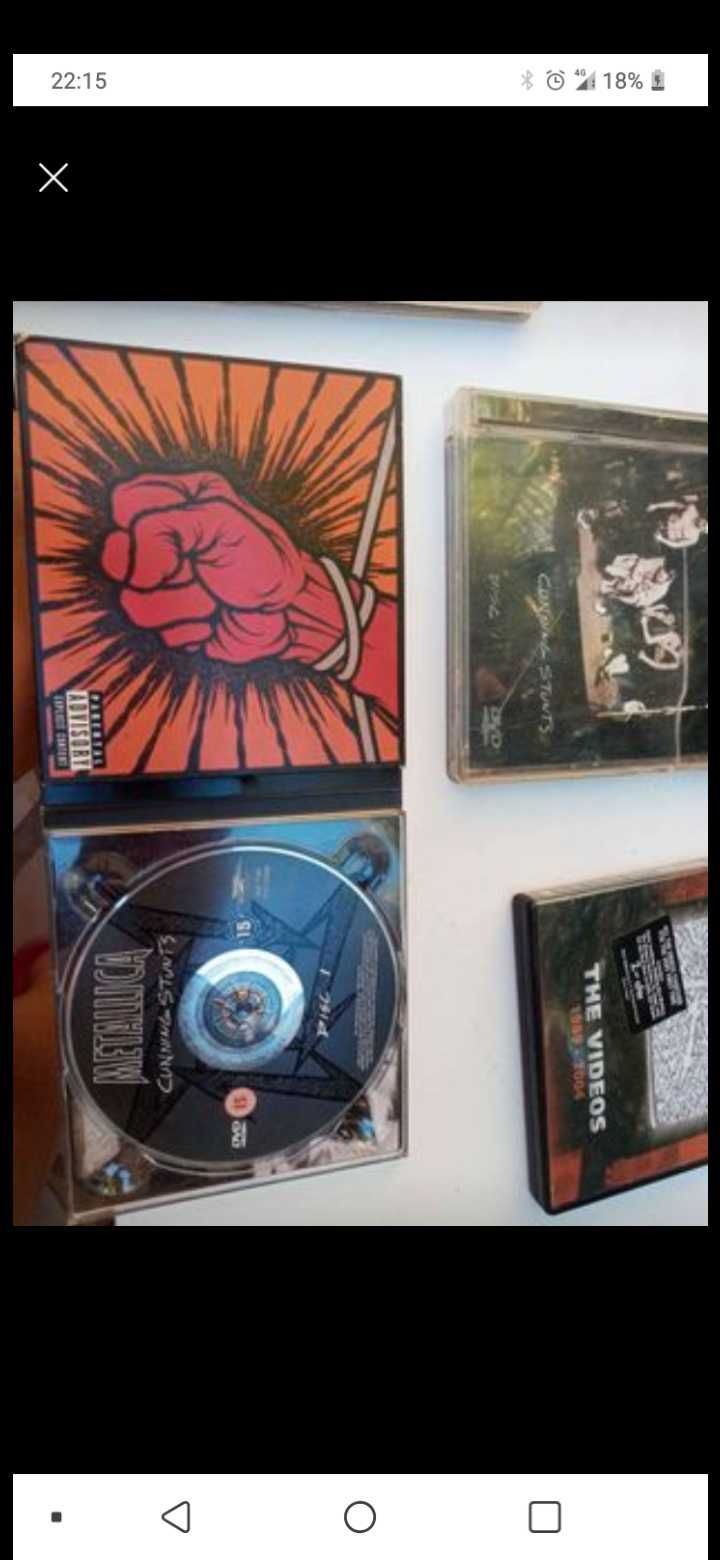 4 cds DVD Metalica