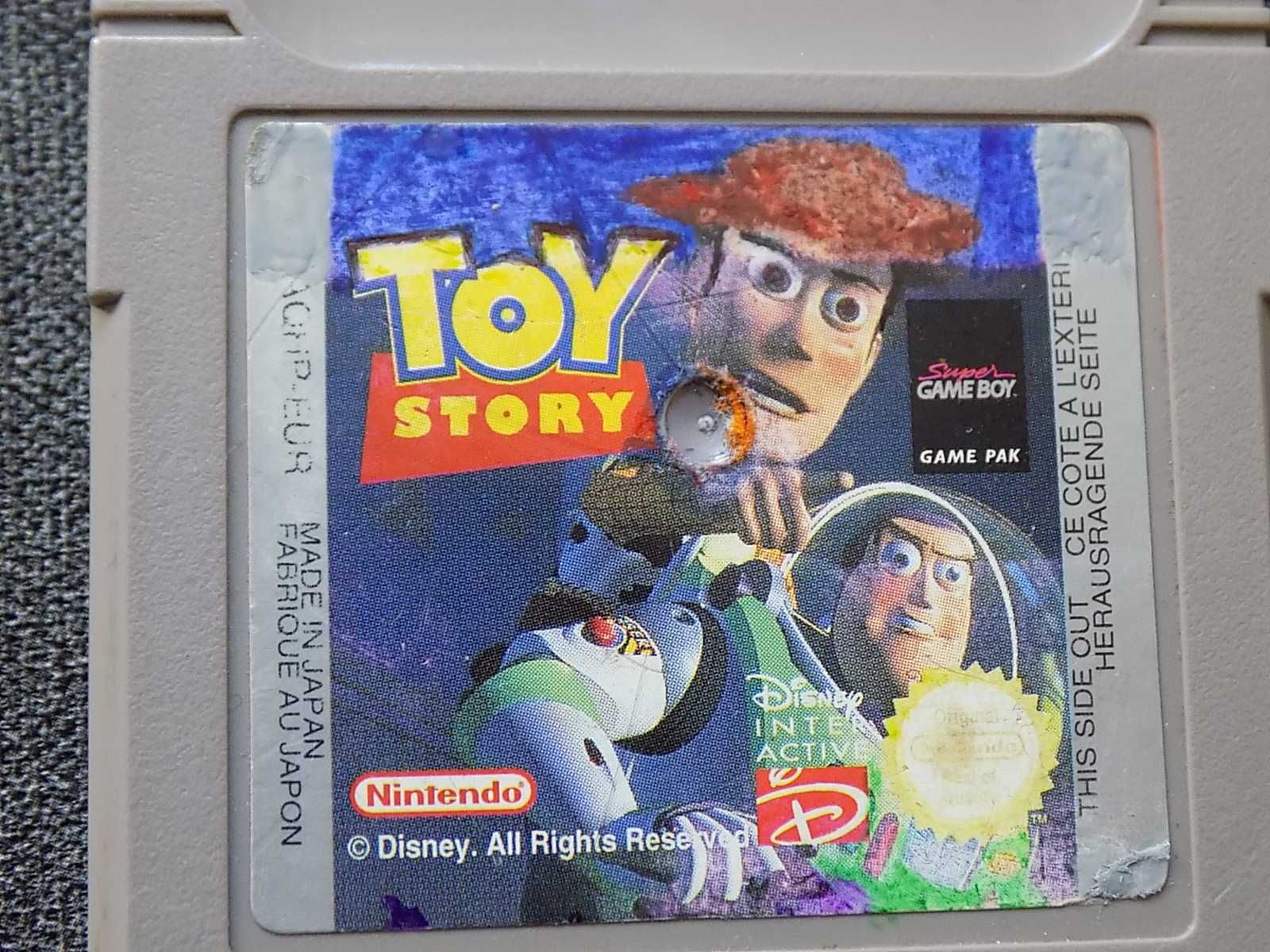 Toy Story - gra na podstawie bajki studia Pixar na Nintendo Game Boy!!