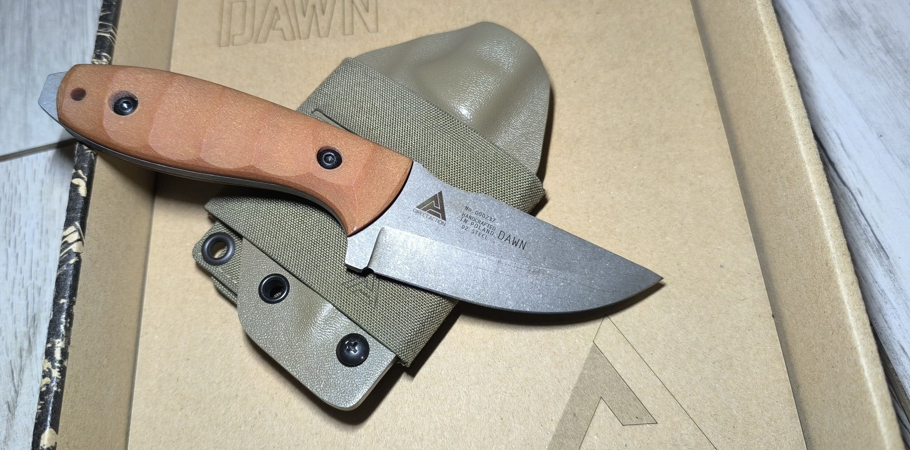 Dawn Knife Direct Action Ексклюзивний подарунковий брелок ніж малюк