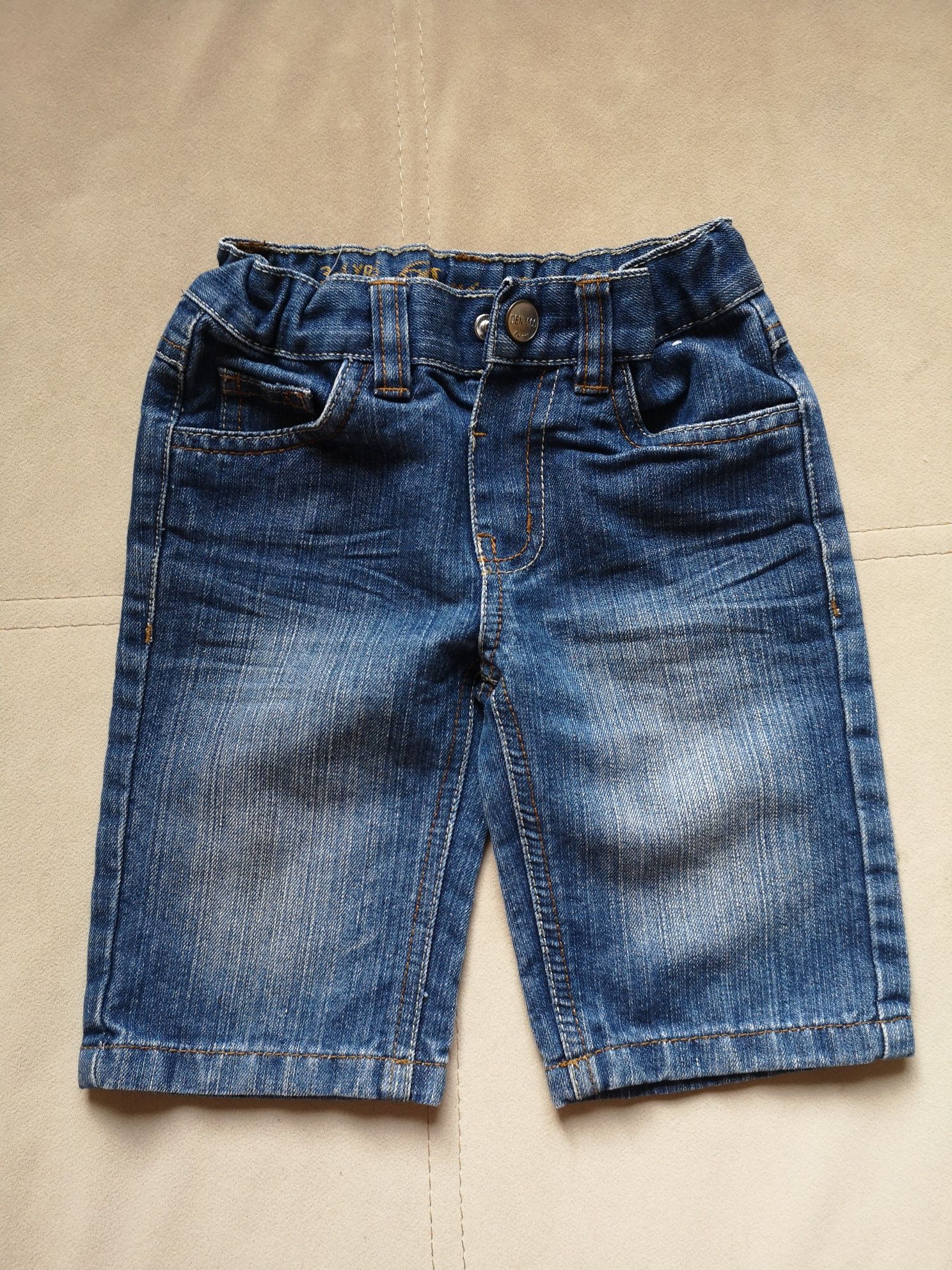 Spodenki chłopięce krótkie jeans Denim Co slim 3-4lata 104cm