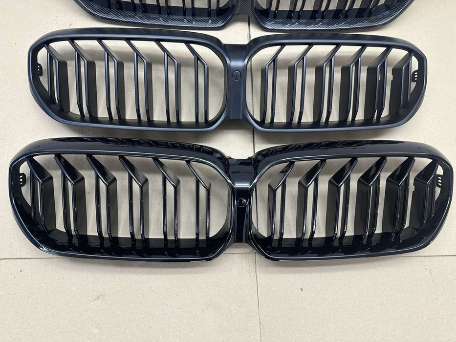 BMW G30 G31 LCI Ноздри Ноздрі Рестайлінг Чорний глянець матові карбон