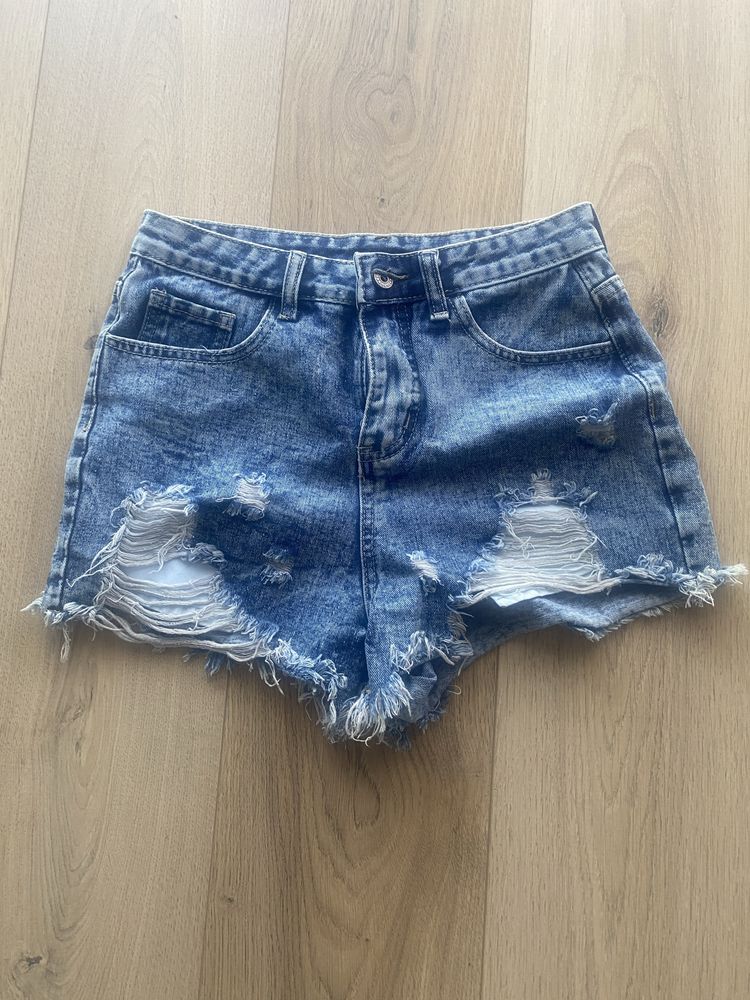 Spodenki jeansowe szorty Shein