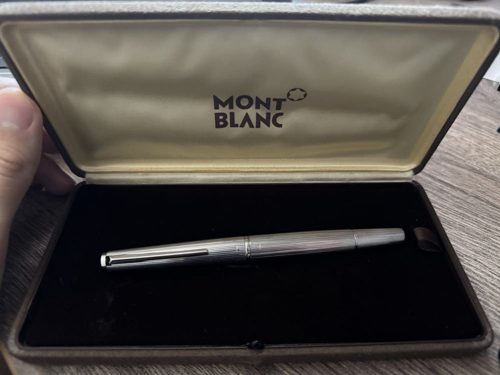 Чорнильна ручка Montblanc 1266 Sterling Silver 925 18k 750 Extra Fine