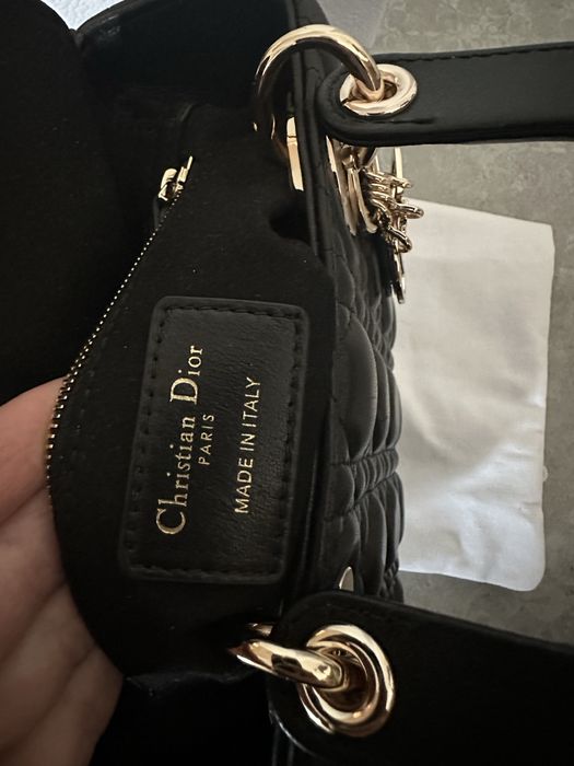 Lady Dior Small My ABCDior Bag Torebka czarna Nowa Nr seryjny