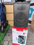 Mocny GŁOŚNIK BLUETOOTH bezprzewodowy + MIKROFON Boombox Usb Sd Aux