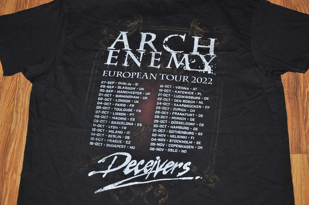 ARCH ENEMY - Deceivers European Tour 2022 - koszulka rozm.L