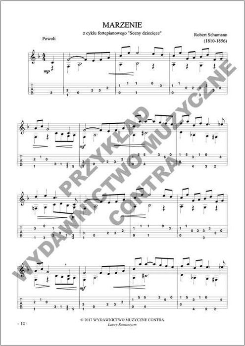 Łatwe Przeboje zeszyt 1 na gitarę fingerpicking (nuty + tabulatury)