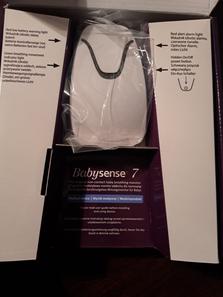 Babysense, monitor oddechu dla niemowląt BS-7