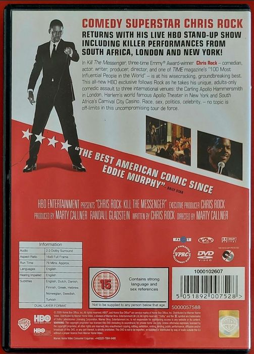 DVD Chris Rock KILL the Messenger