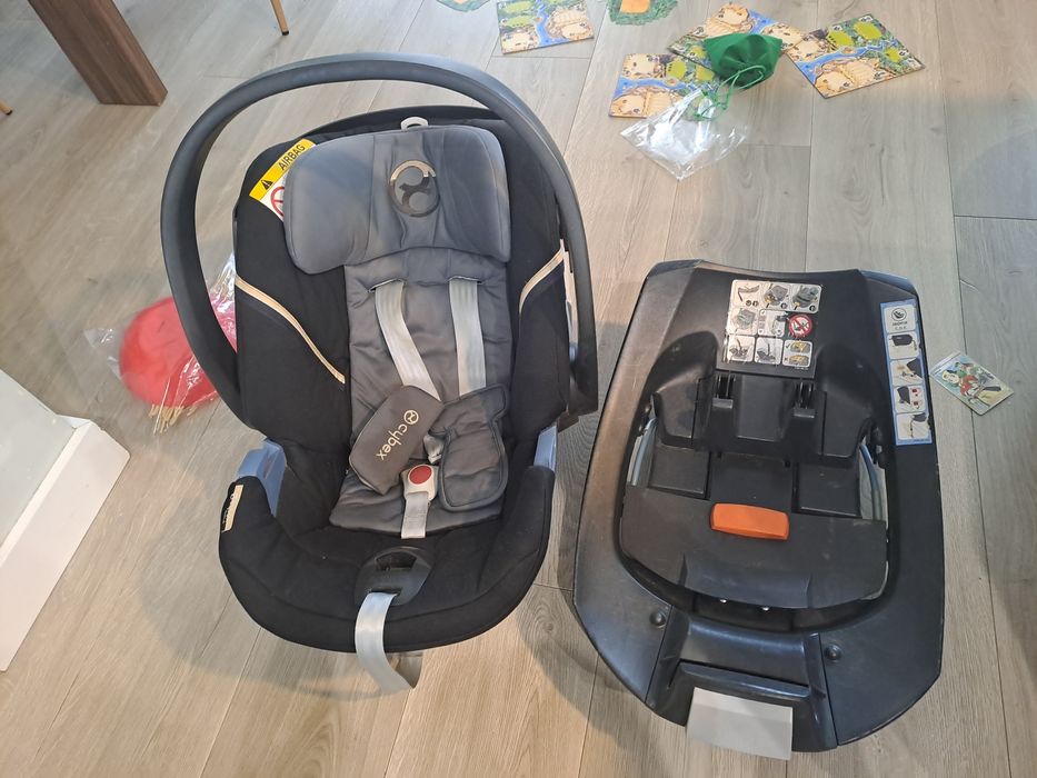 Cybex fotelik skorupa + isofix zestaw