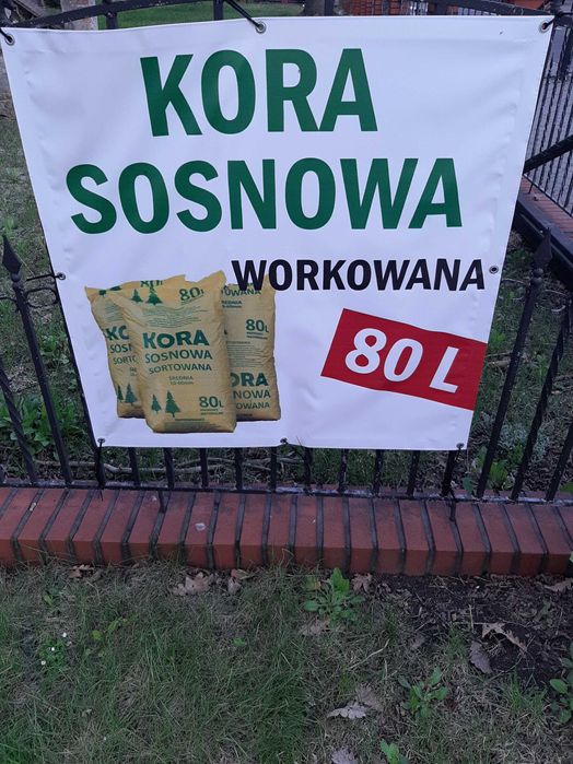 KORA SOSNOWA ogrodowa 80 litrów