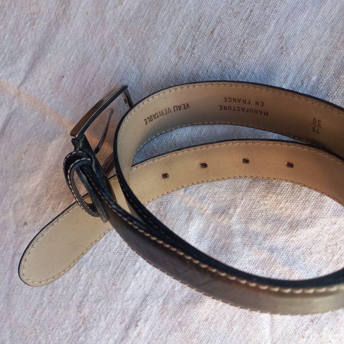 Paraboot leather belt