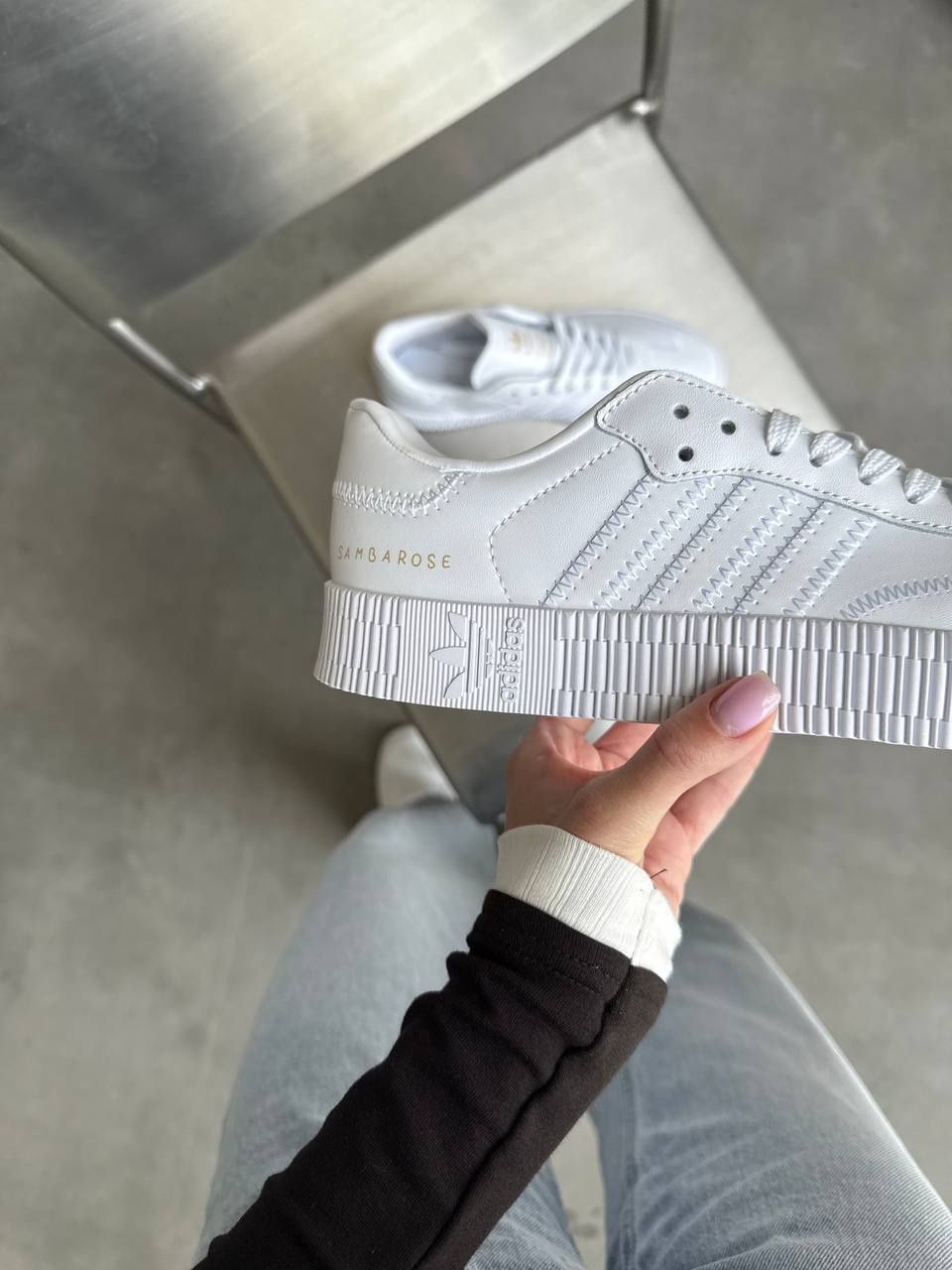 Adidas Samba White (36-45) Новые Кросовки самба белые