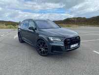 Audi q7 50 tdi sline matrix hud bose cam 360 black editition 7 osob
