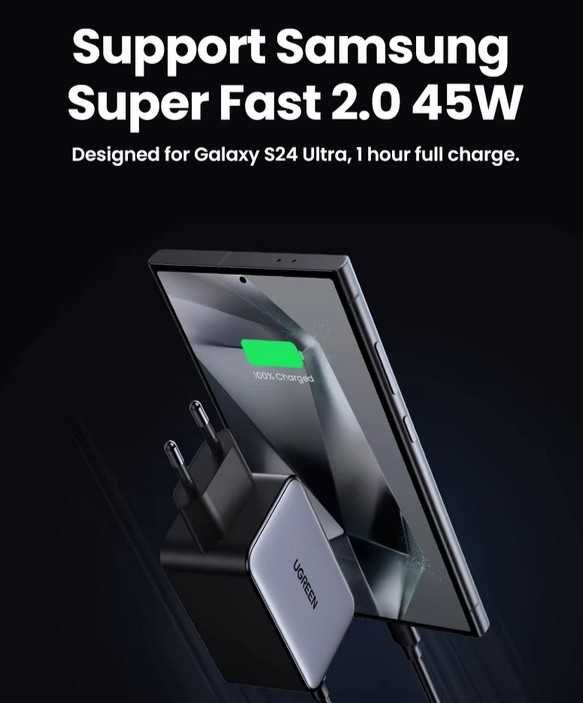 Зарядное Ugreen 65w NEXODE GaN Fast Charger (X556) Нова модель