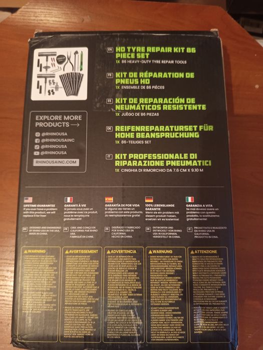 Zestaw naprawczy do opon