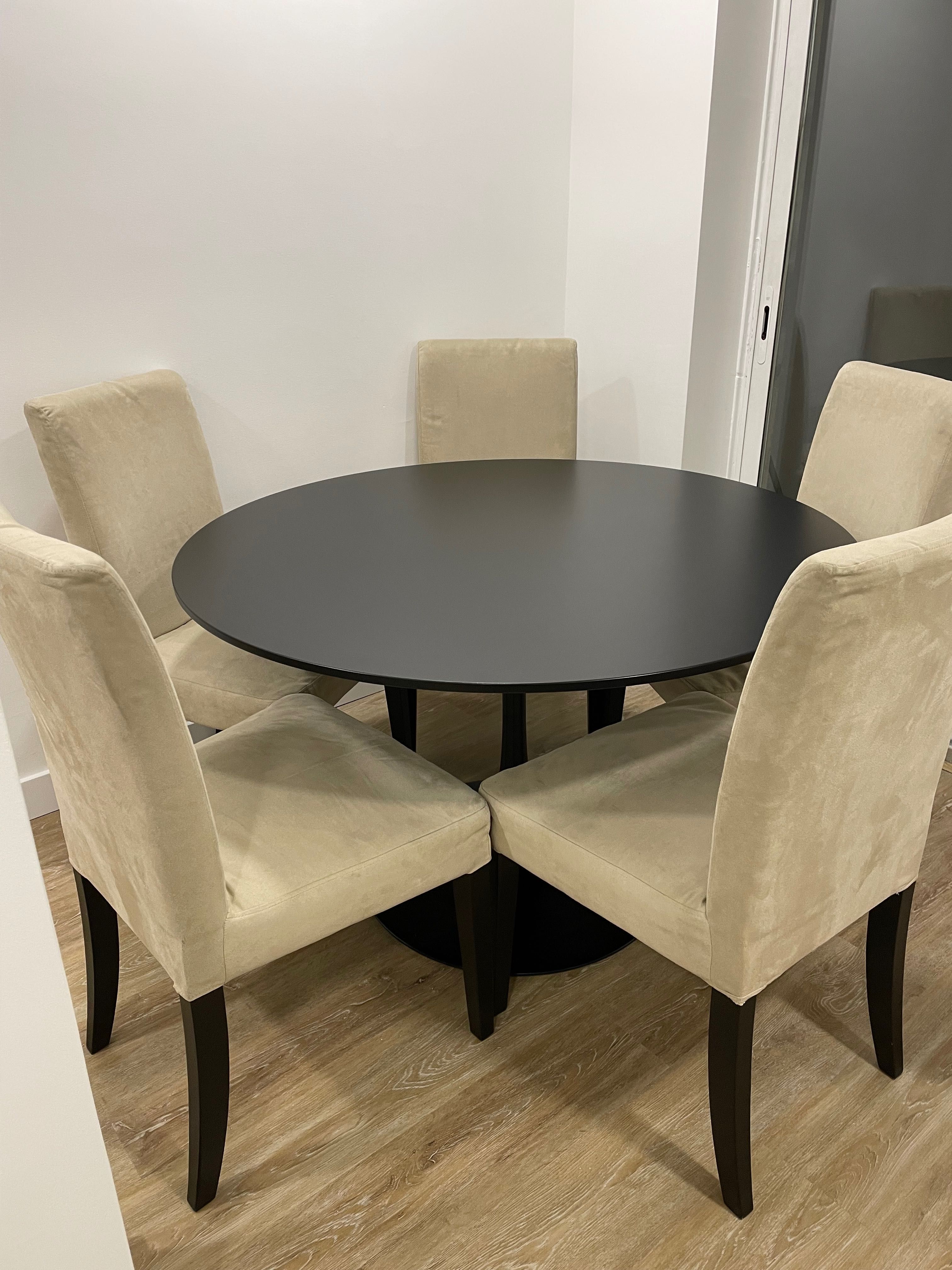 Cadeira de jantar conjunto com 6
