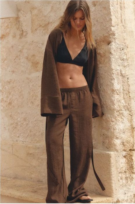 Костюм zara кимано S-M-L штаны брюки