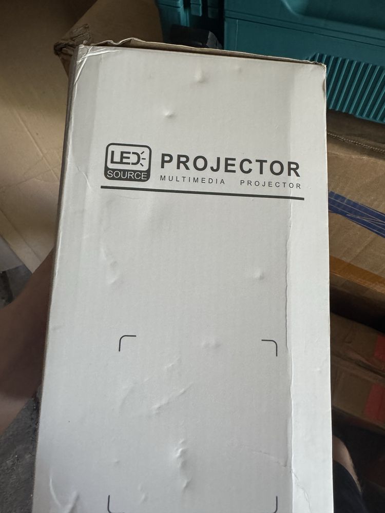 Projektor LED P30 biały nowy na prezent okazja!