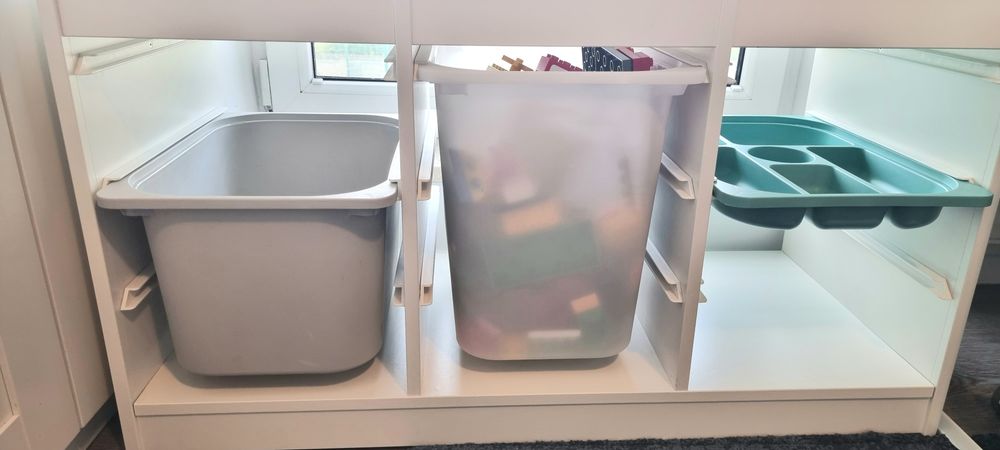 Regał Trofast Ikea rama + 3 pojemniki