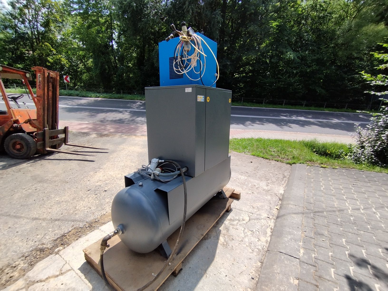 Kompresor śrubowy WALTER, OSUSZACZ 7,5 Kw