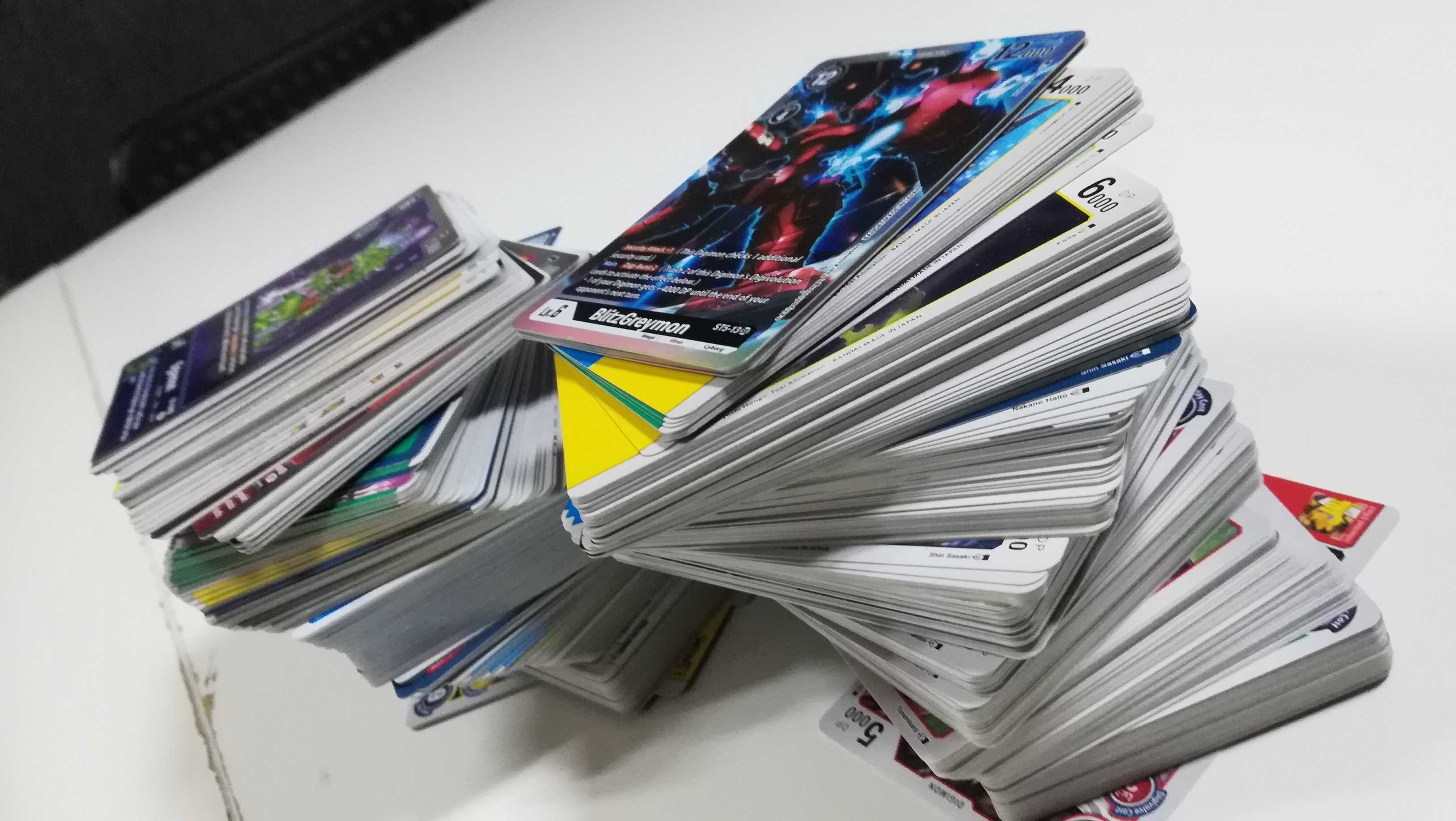 500 cartas Digimon TCG
