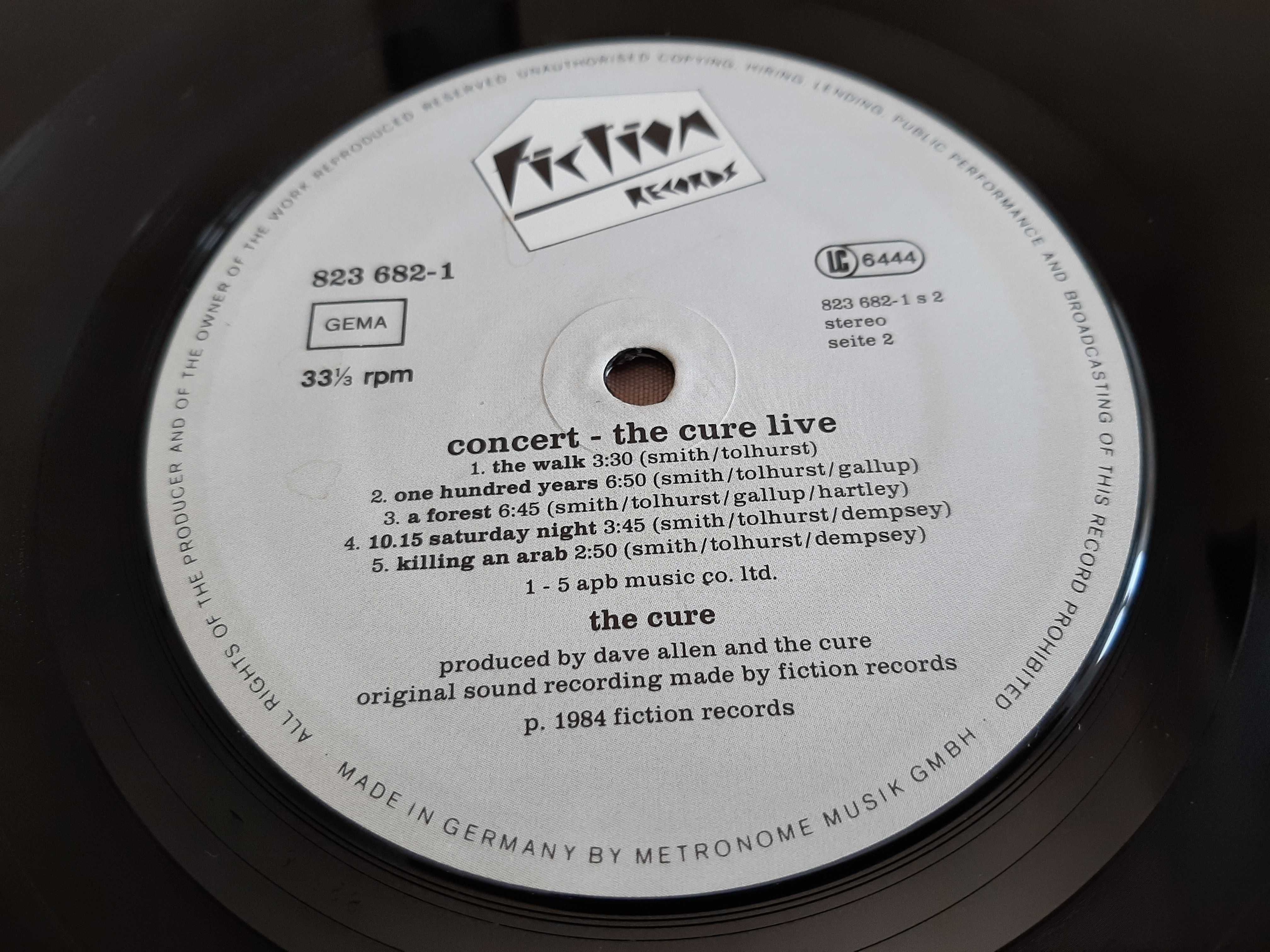 The Cure - Concert The Cure Live - Germany - Vinil LP