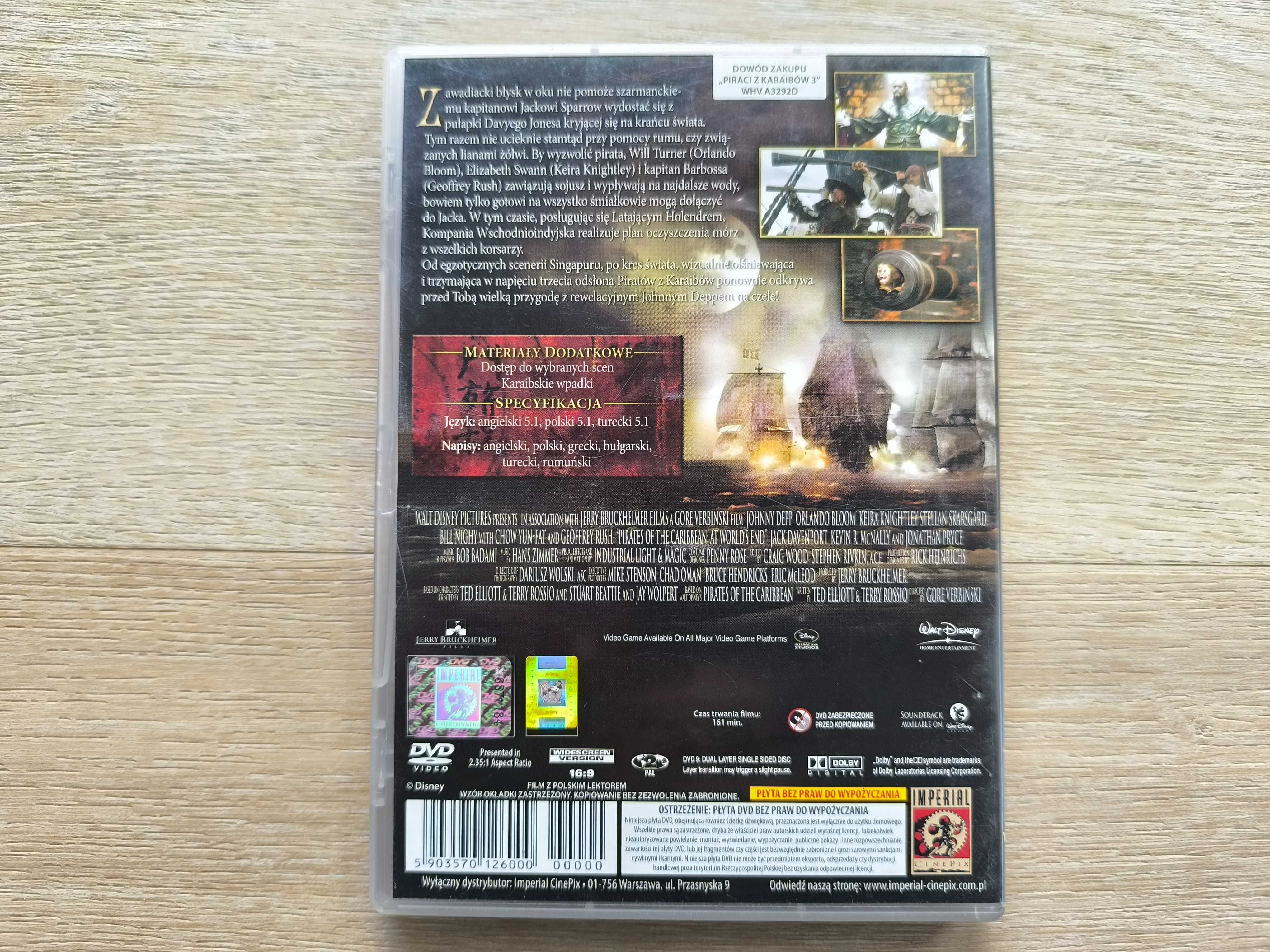Piraci z Karaibów: Na krańcu świata [DVD] (LEKTOR)