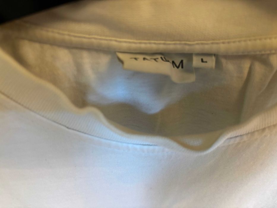 Koszulka męska biała rozm. L TATUUM