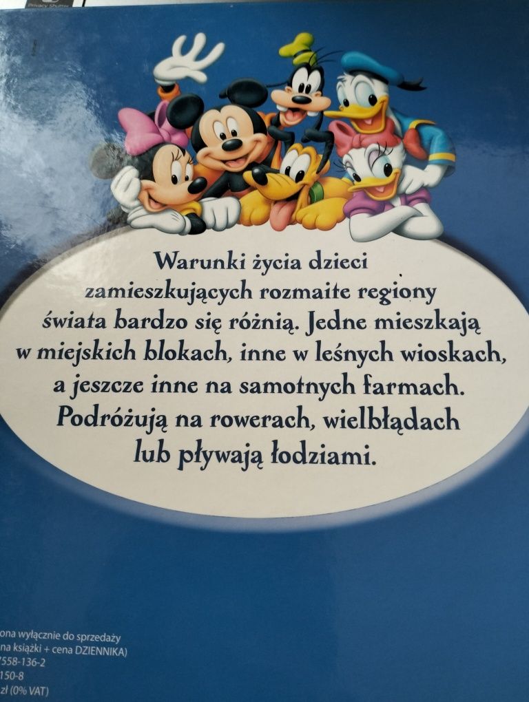 Książeczka Encyklopedia wiedzy Disneya Dzieci Świata