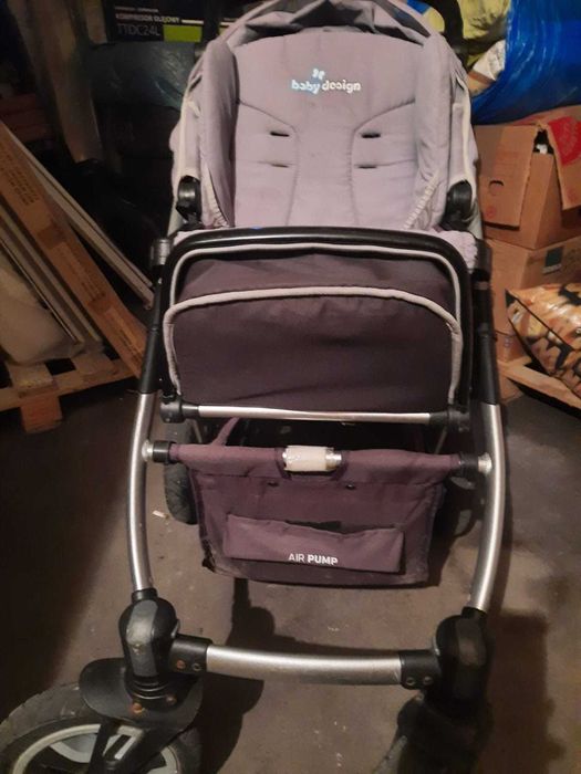 Wózek Baby Design 3w1, używany, centrum Krakowa
