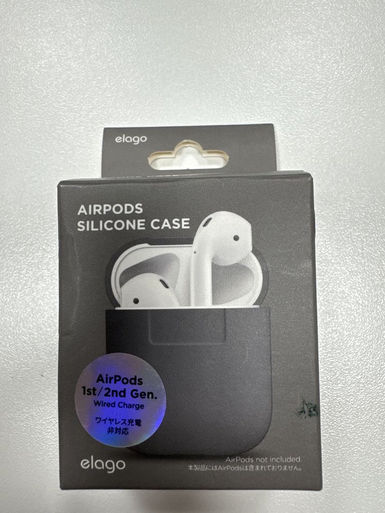 Nowy pokrowiec case silkonowy AirPods 1st/2nd Gen Elago