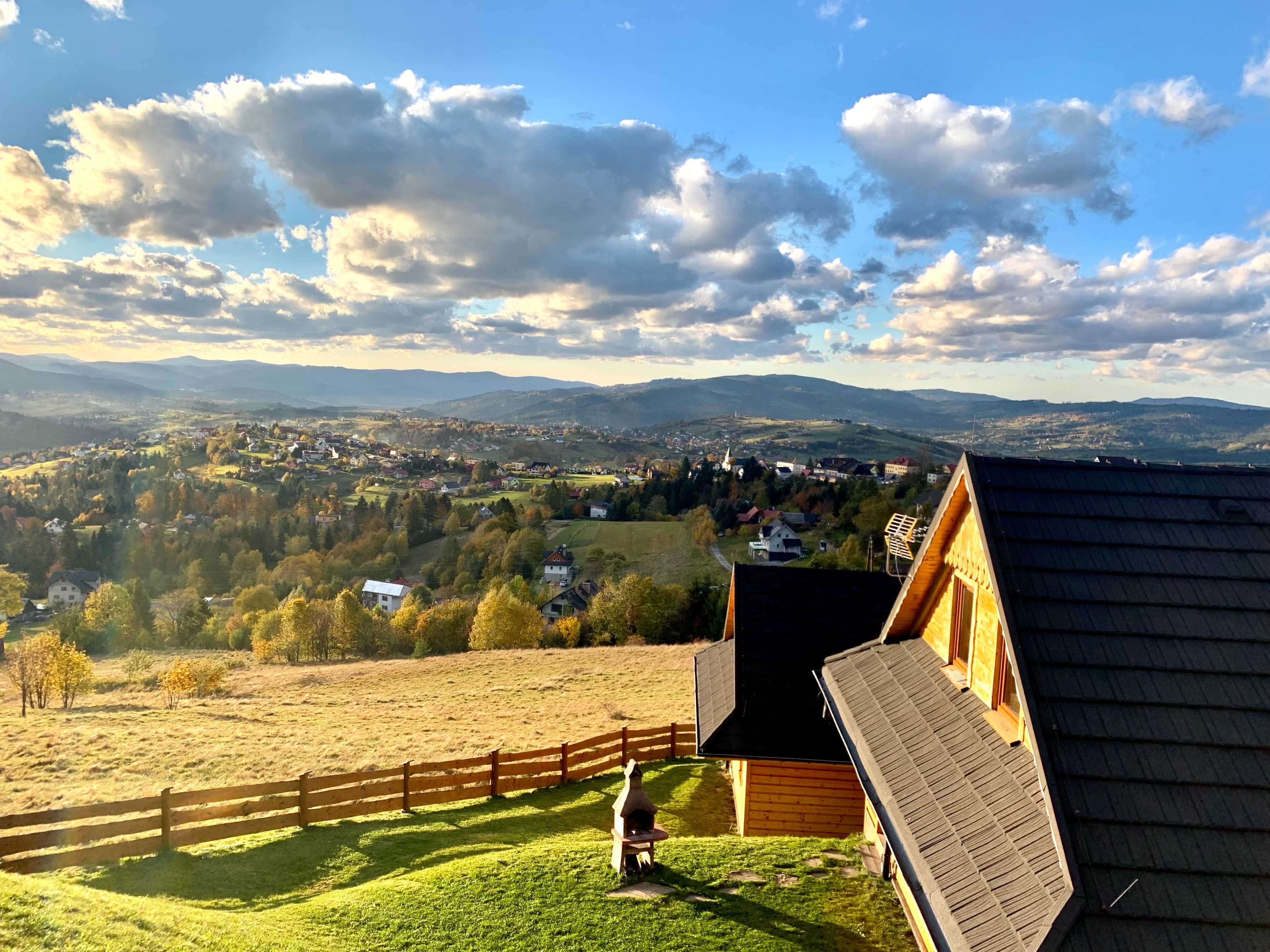 Majówka Domek w górach Wakacje Koniaków Beskidy Balia Jacuzzi Sauna