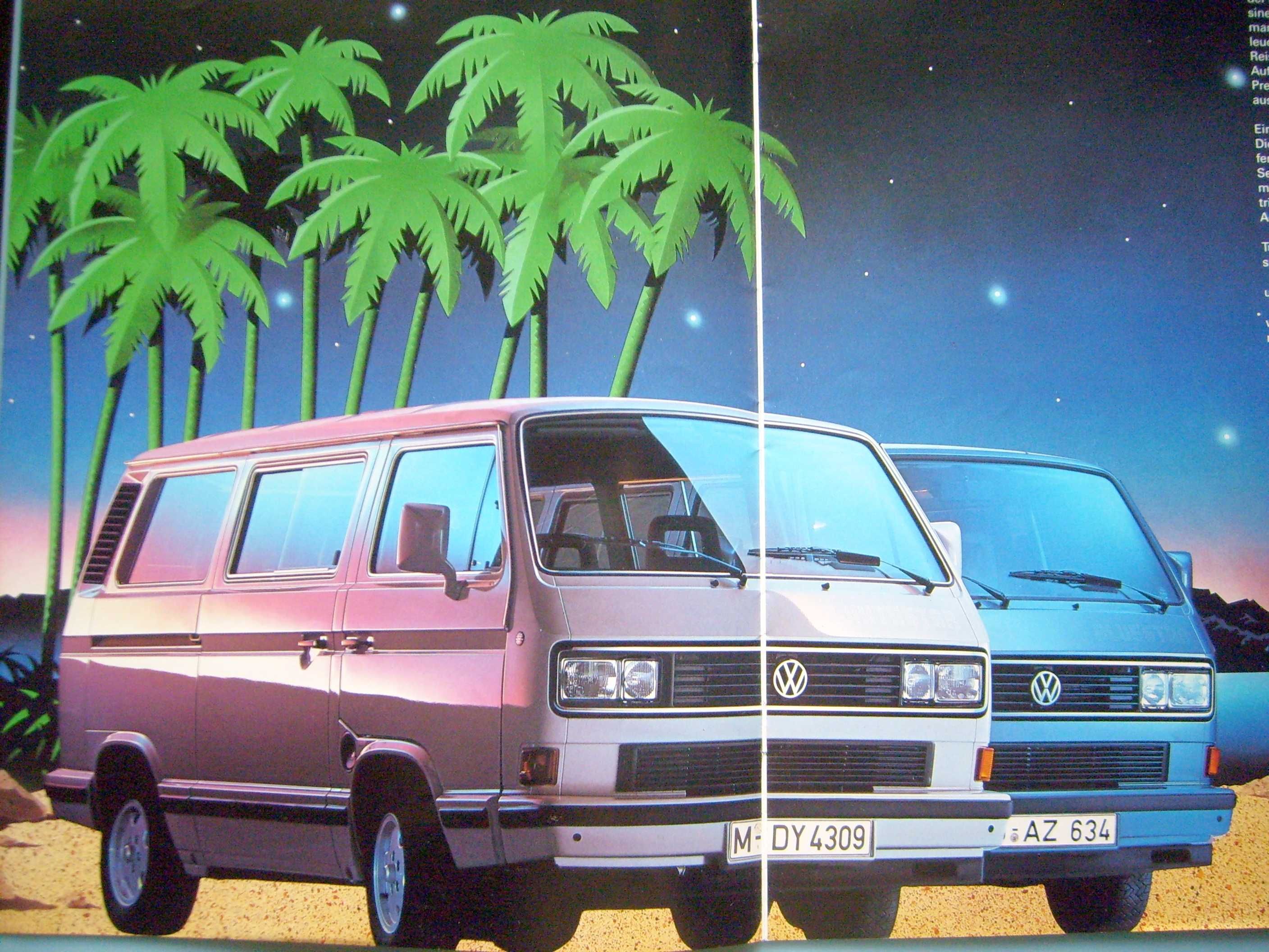 VW T3 '90 Caravelle / Multivan ' White Star & Blue Star ' prospekt BDB