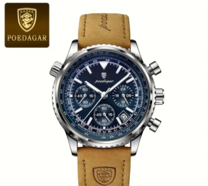 Rewelacyjny zegarek męski marki POEDAGAR!