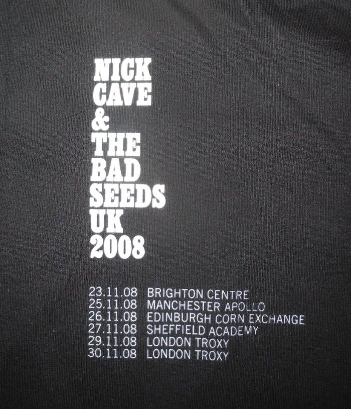 Футболка. Nick Cave and the Bad Seeds. Dig!!! Lazarus Dig!!! UK 2008